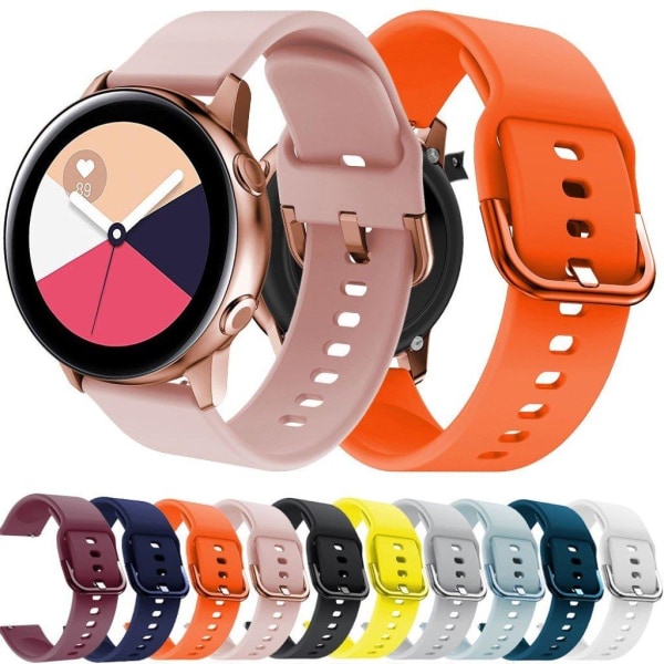 20mm Universal silicone watch band - Orange Orange