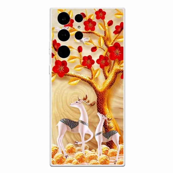 Deco Samsung Galaxy S23 Ultra Suojakotelo - Sika Deer Gold
