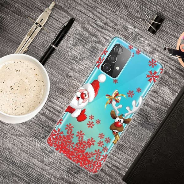 Julfodral till Samsung Galaxy A13 4G - Julhjort Röd