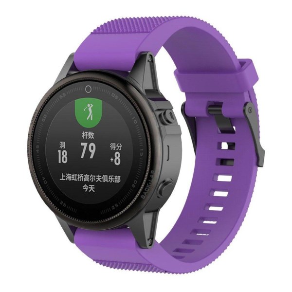 Garmin Fenix 5S klockarmband silikon - Lila Lila