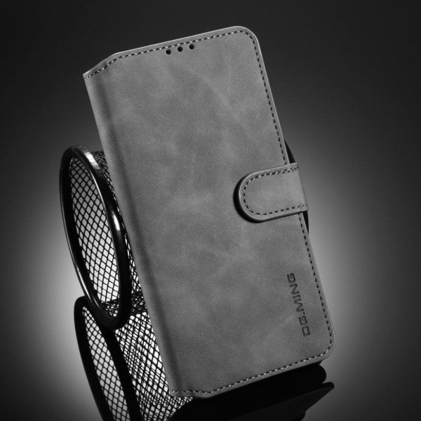 DG.MING Samsung Galaxy A71 5G Retro Etui - Grå Silver grey