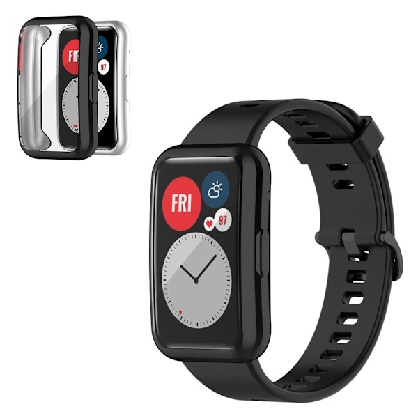 Huawei Watch Fit galvanisering ramme - sort Black