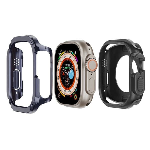 Apple Watch Series 8 (41 mm) skyddsram - Midnattsblå Blå