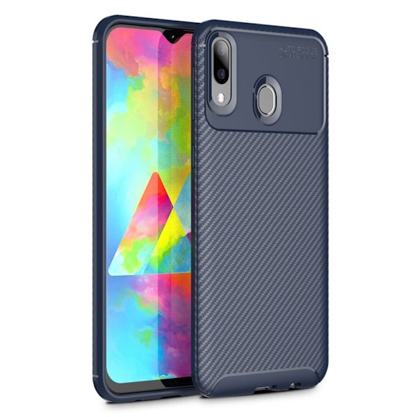 Carbon Shield Samsung Galaxy M20 skal - Blå Blå