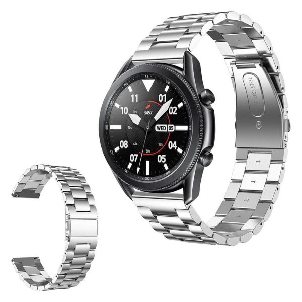 Samsung Galaxy Watch 3 (45mm) rostfritt stål klockarmband - silv Silvergrå