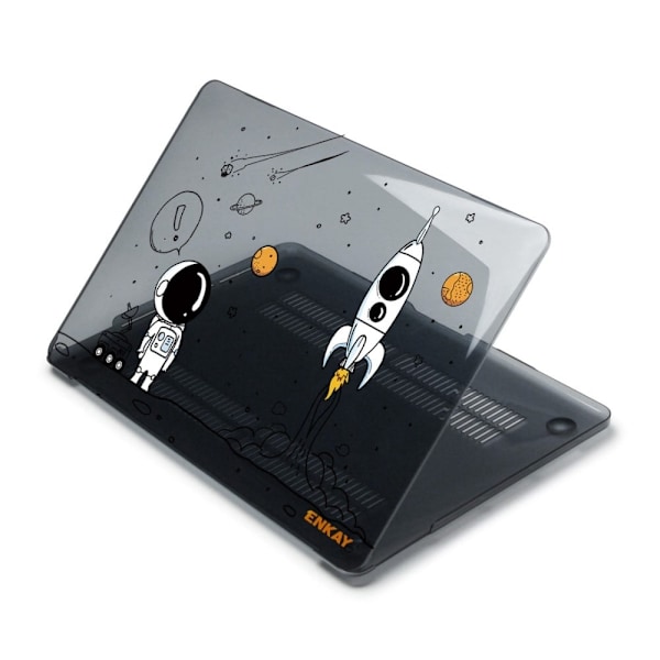 HAT PRINCE MacBook Pro 13 (A2251, A2289, 2020) / M1 / M2 (A2338, 2020) astronautstil og tastaturcover - Affyring Af Raketskib White