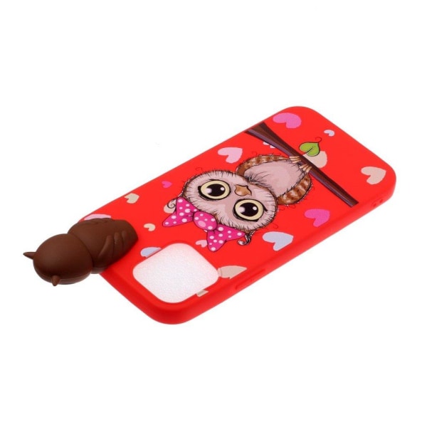 Cute 3D iPhone 12 Mini case - Owl Brown