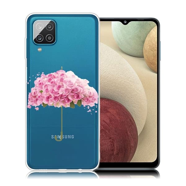 Deco Samsung Galaxy A12 5G etui - roseUmbrella Pink