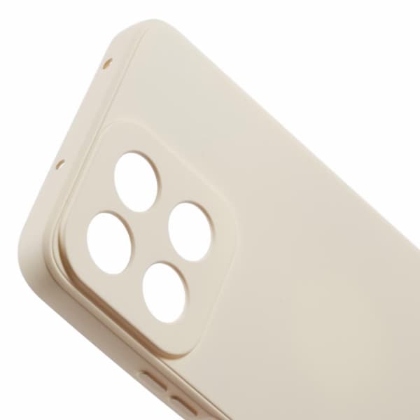 Mikrofiberforet blødt gummi Honor Play 60 Plus cover - Hvid White
