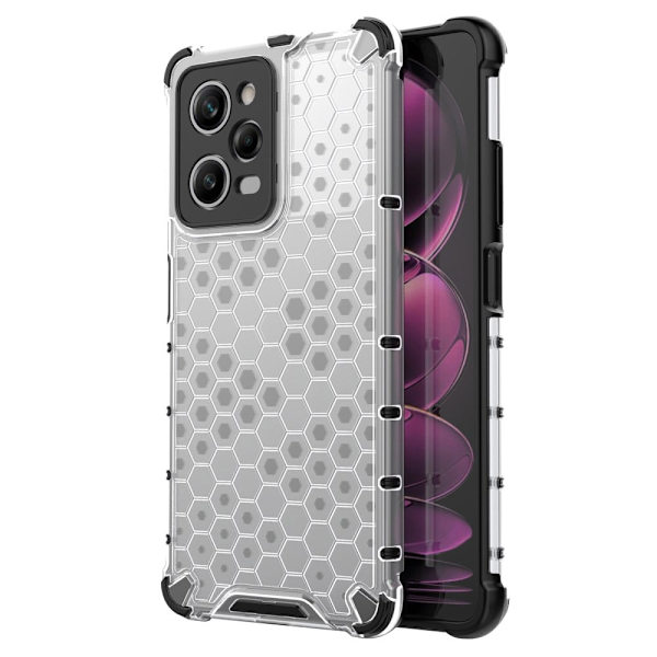 Bofink Honeycomb Xiaomi Redmi Note 12 Pro Etui - Grå Silver grey