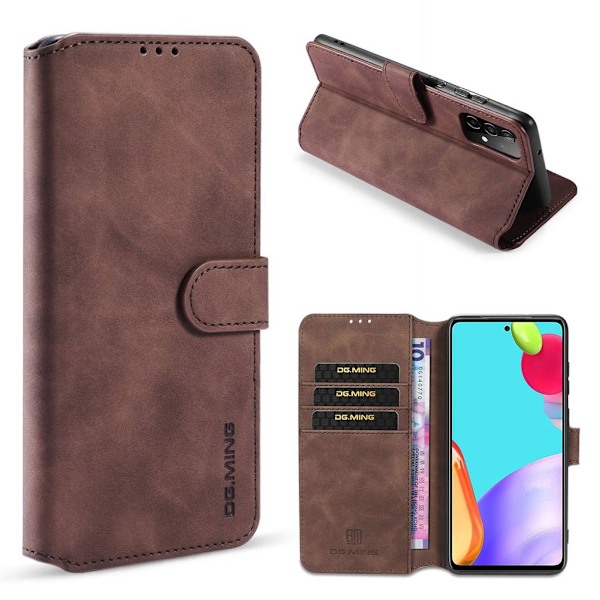 DG.MING Samsung Galaxy A52 5G retro etui - Brun Brown