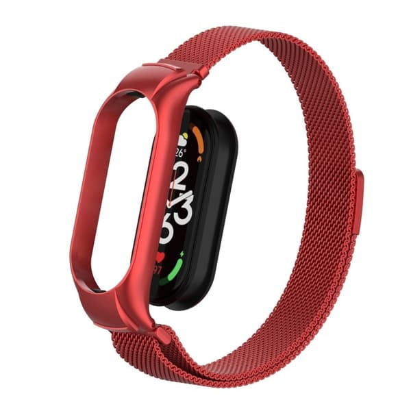 Xiaomi Mi Band 7 milanesisk urrem - Rød Red