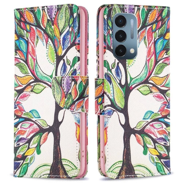 Wonderland OnePlus Nord N200 5G flip etui - Livstræ Multicolor