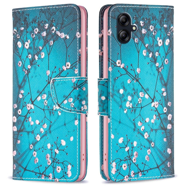 Wonderland Samsung Galaxy A04e Läppäkotelo - Plum Blossom Blue