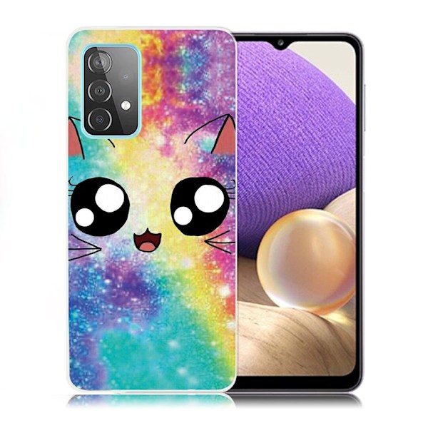Deco Samsung Galaxy A32 5G kotelot - Söpö Kuvio Multicolor