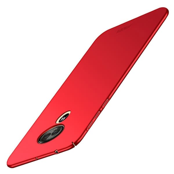 MOFI Shield Motorola Moto E5 Play frostet etui - Rød Red