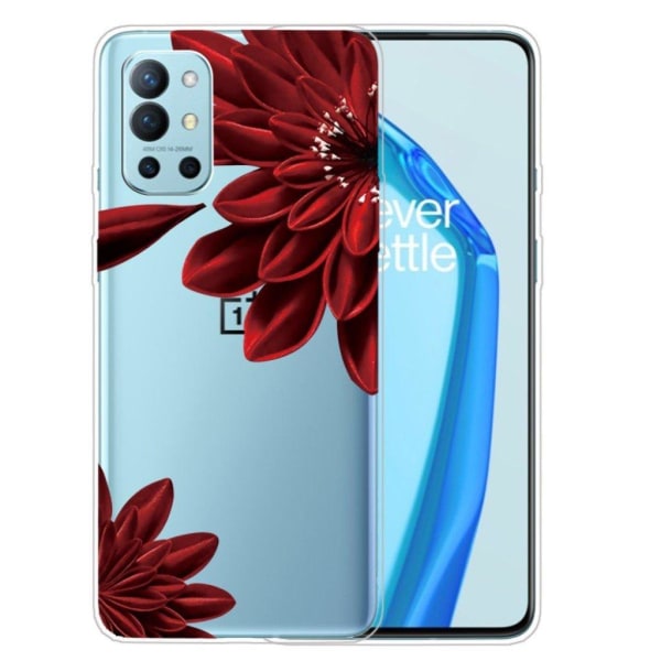 Deco Oneplus 9r Etui - Rød Blomst Red