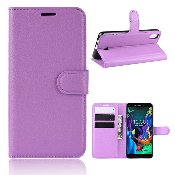 Classic LG K20 (2019) flip kotelot - Violetti Purple