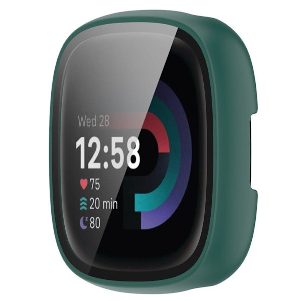 Fitbit Sense 2 / Versa 4 suojus karkaistulla lasilla - Vihreä Green