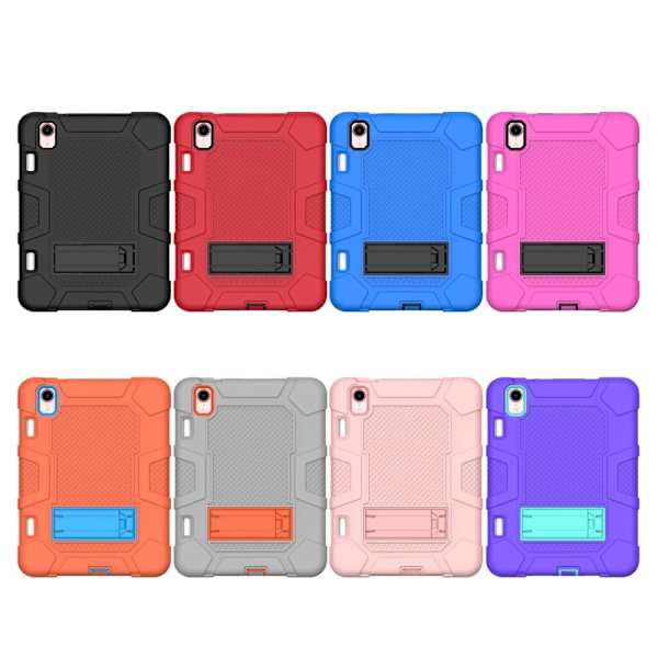 iPad Mini 6 (2021) TPU + silikonisuojus - Musta / Musta Black