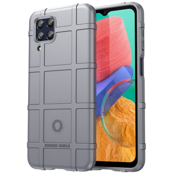 Rugged Shield Samsung Galaxy M33 5G skal - Silver/Grå Silvergrå