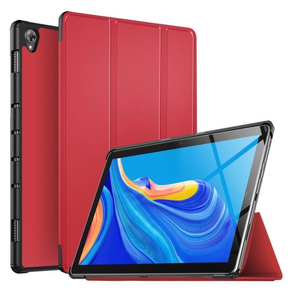 Huawei MediaPad M6 10.8 tri-fold leather case - Red Röd