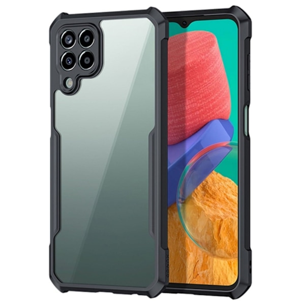 Stöttåligt Samsung Galaxy A22 4G hybridskal - Svart Svart