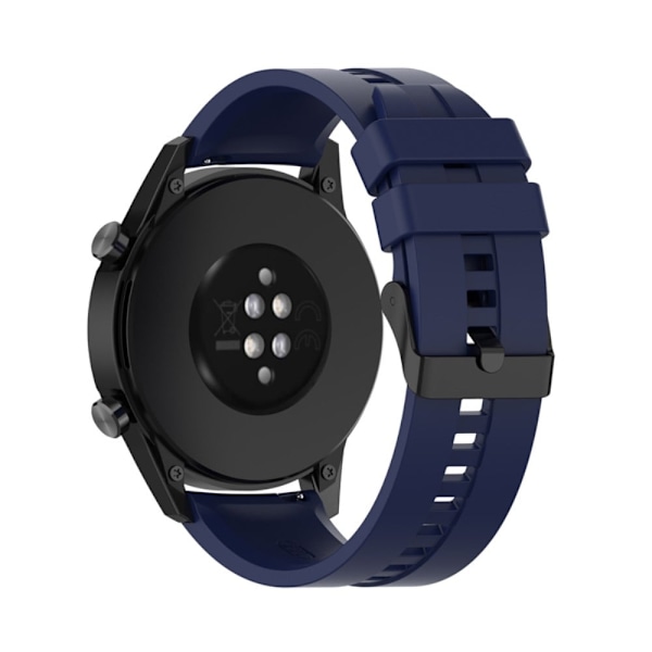 22 mm universal klockarmband i silikon - Marinblå Blå