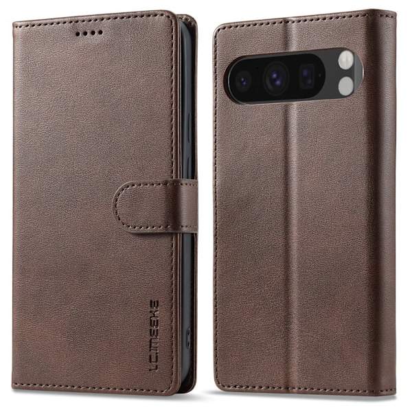 LC.IMEEKE Google Pixel 9 Pro XL flip case - Ruskea Brown