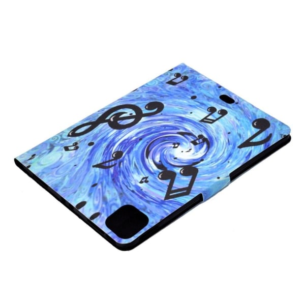 Mønstertryk Læder Stand Tablet Case iPad Pro 11-tommer (2021)/Ai Blue