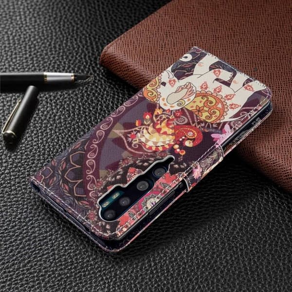 Wonderland Xiaomi Mi CC9 Pro / Mi Note 10 / Mi Note 10 Pro etui – Mandala og Elefant Multicolor