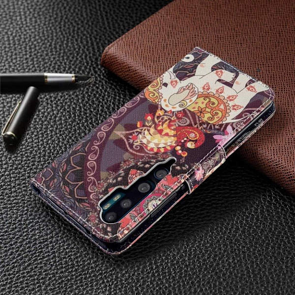 Wonderland Xiaomi Mi CC9 Pro / Mi Note 10 / Mi Note 10 Pro flip case - Malanda og Elephant Multicolor