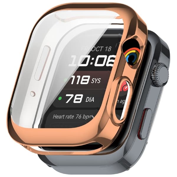 Huawei Watch D2 Flexible Watch Case Full Coverage Cover (Does Not Affect ECG Function) - Rødguld Pink