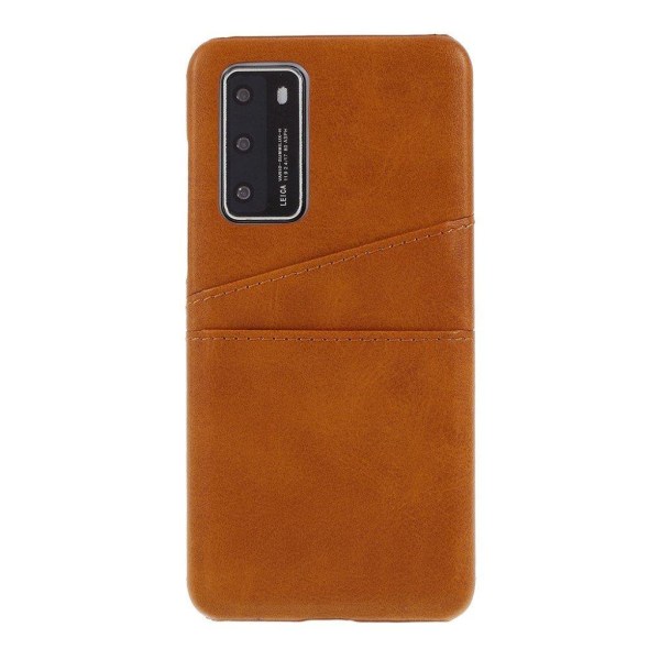 Dual Card kuoret - Huawei P40 - Ruskea Brown