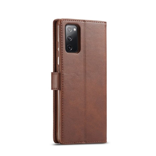 Lc.imeeke Samsung Galaxy S20 Fe 5g / S20 Fe Flip Etui - Kaffe Brown