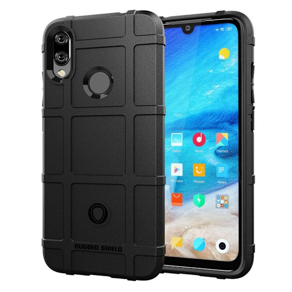 Rugged Shield cover - Xiaomi Redmi Note 7 / Note 7 Pro / Note 7S – Sort Black