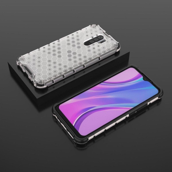 Bofink Honeycomb Xiaomi Redmi 9 Suojakotelo - Valkoinen White