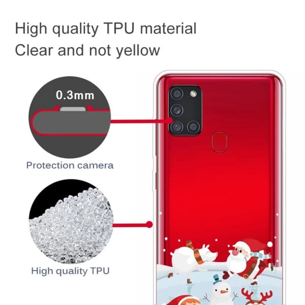 Juleveske til Samsung Galaxy A21s - Juleelementer White