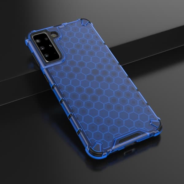Bofink Honeycomb Samsung Galaxy S21 Plus 5G skal - Blå