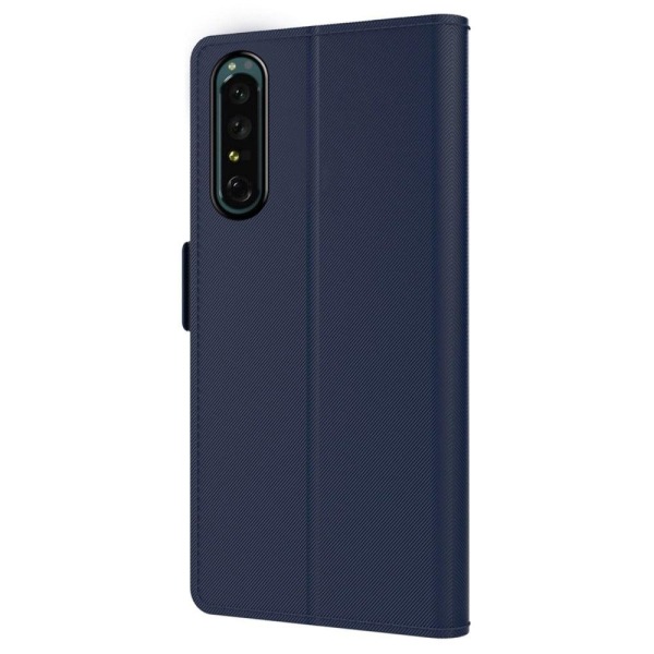 Snyggt Sony Xperia 1 IV fodral med sminkspegel - Blå Blå