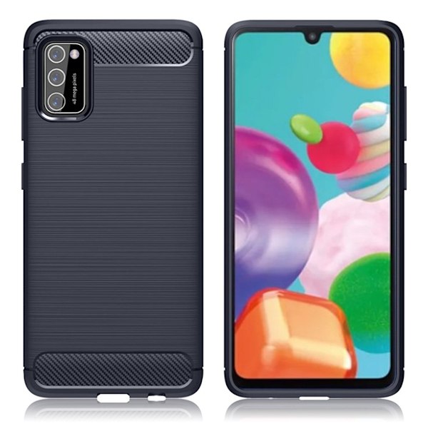 Carbon Flex Samsung Galaxy A41 skal - Blå Blå