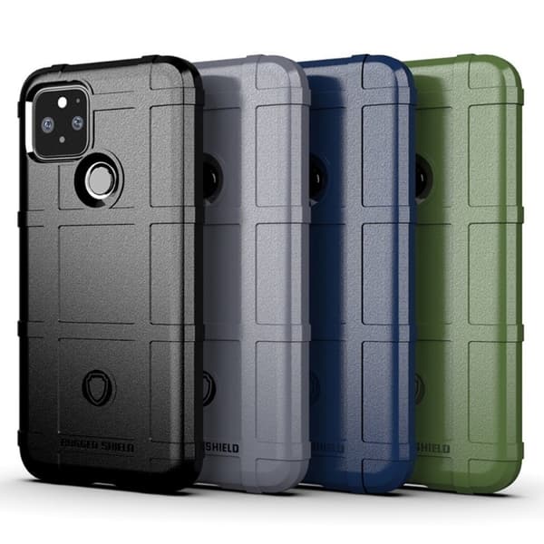 Rugged Shield Etui Google Pixel 5 - Sort Black