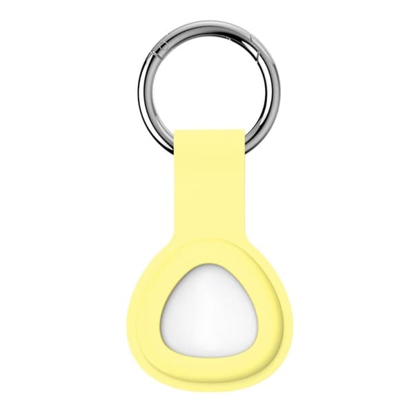 Huawei Tag silikone cover med nøglering - Gul Yellow