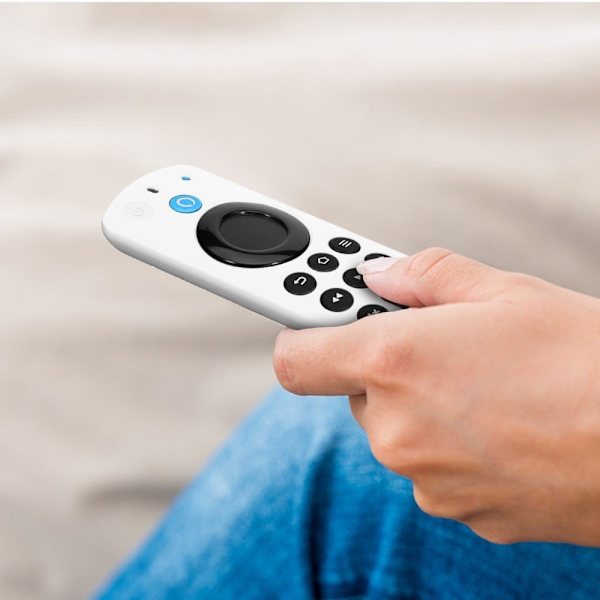 Amazon Alexa Voice Remote (3. generation) silikoneovertræk - Hvid White