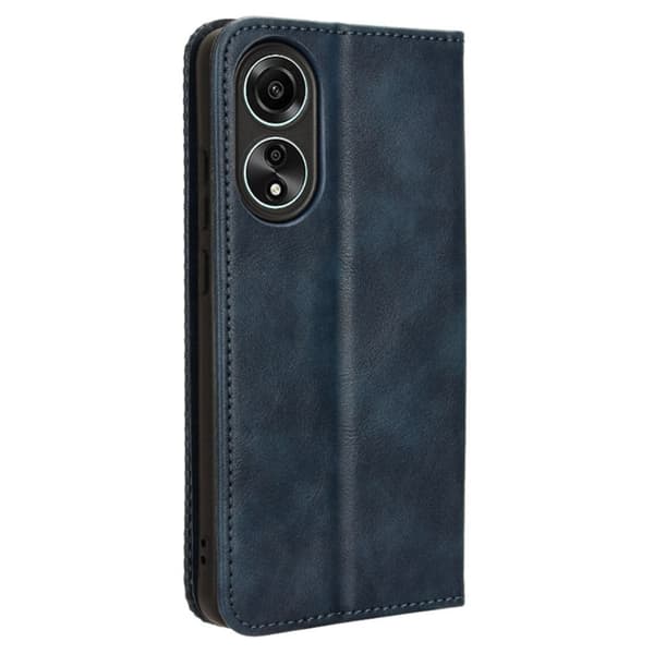 Bofink Vintage Oppo A78 Nahkakotelo - Sininen Blue