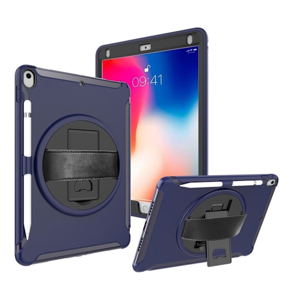 iPad Pro 10,5 360 graders hybridfodral - Mörkblå Blå