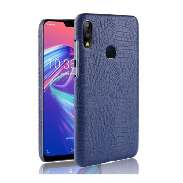 Asus ZenFone Max Pro (M2) krokodille tekstur læderetui - Blå Blue