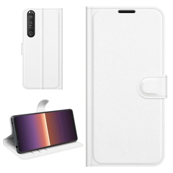 Classic Sony Xperia 1 III fodral - Vit Vit