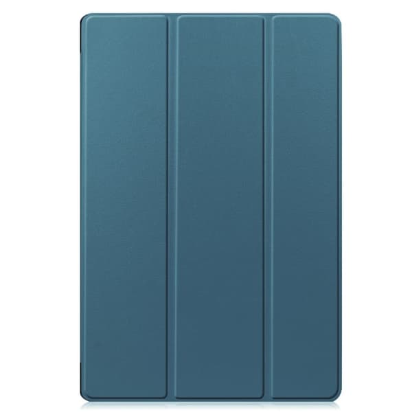 Samsung Galaxy Tab S7 FE tri-fold läderfodral - Blå Blå