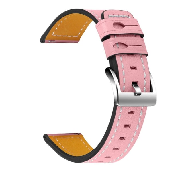 Genuine leather watch strap for Samsung Galaxy Watch - Pink Pink